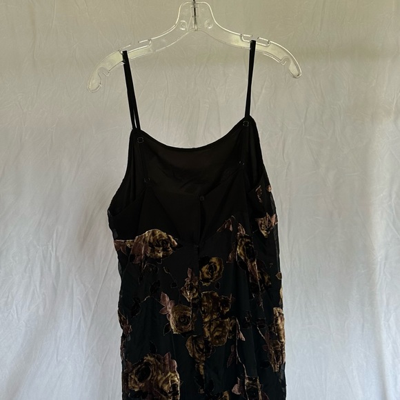 Gentle fawn black floral slip dress size large NWT - Picture 6 of 7
